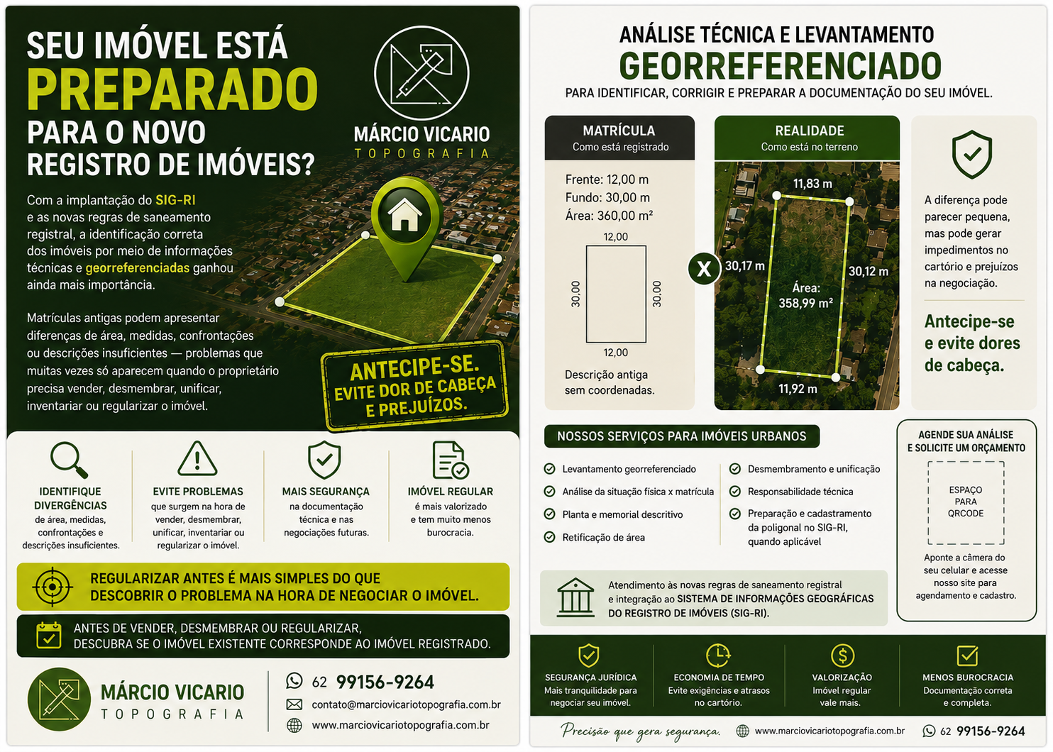 Campanha sobre análise técnica e levantamento georreferenciado para o SIG-RI